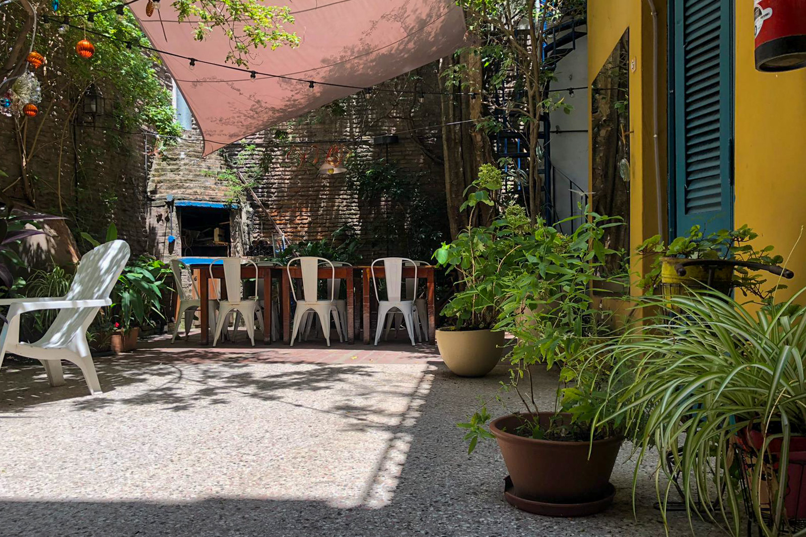 in the middle of San Telmo
